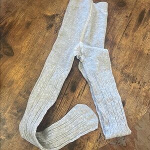 Gray Knit Leg Warmers